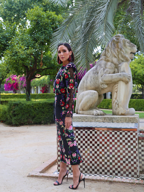 Conjunto bordado sevilla colores