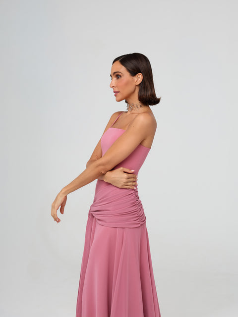 Dusty Pink Milos Dress