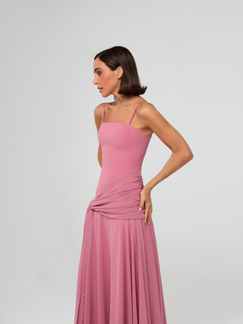 Dusty Pink Milos Dress