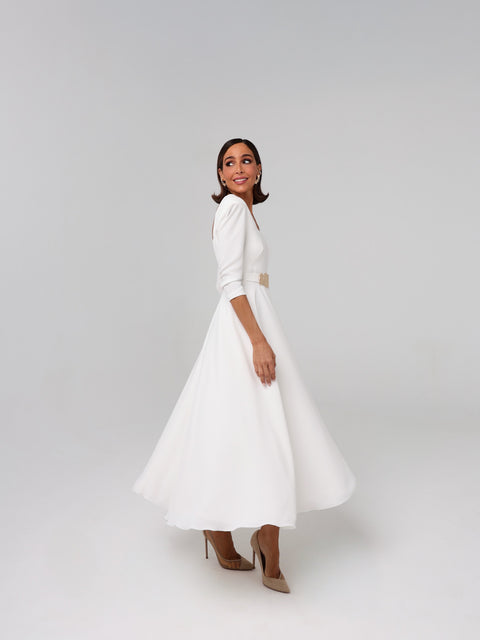 Niza White Dress