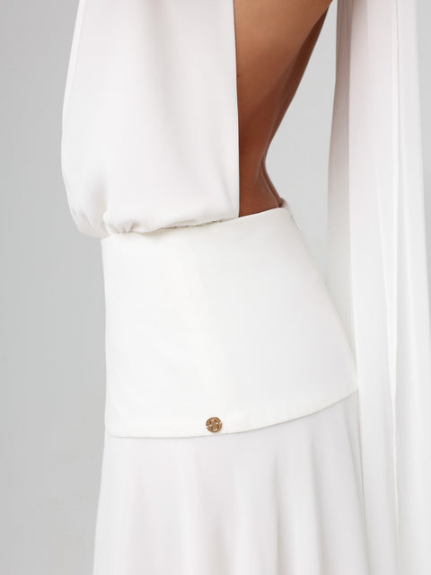 White Paris Dress