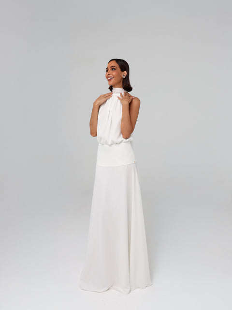 White Paris Dress