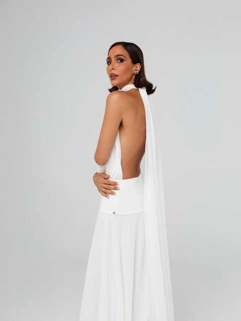 White Paris Dress