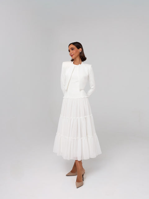 White Parma Set