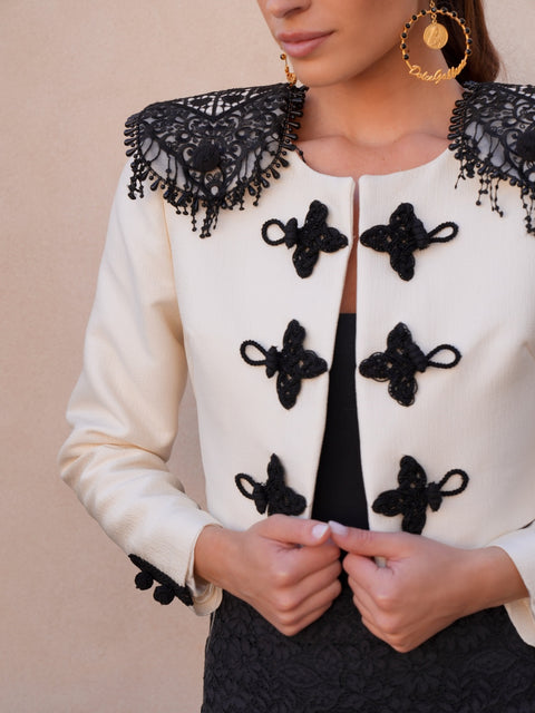 Chaqueta Goyesca Beige