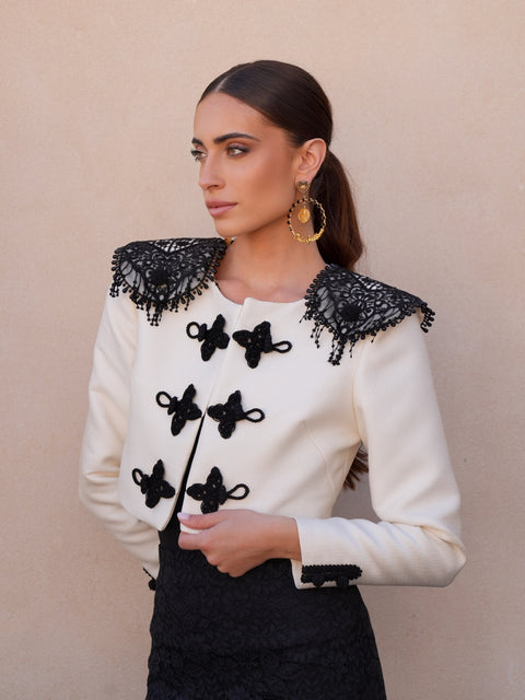 Chaqueta Goyesca Beige