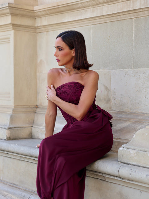 Pantalón Liso Amarante