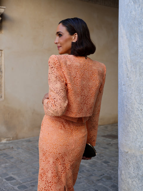 Chaqueta Aura Papaya