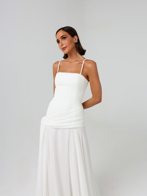 Milos White Dress