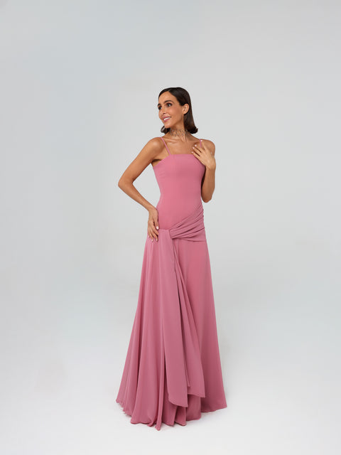 Dusty Pink Milos Dress