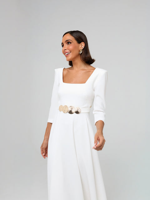 Niza White Dress