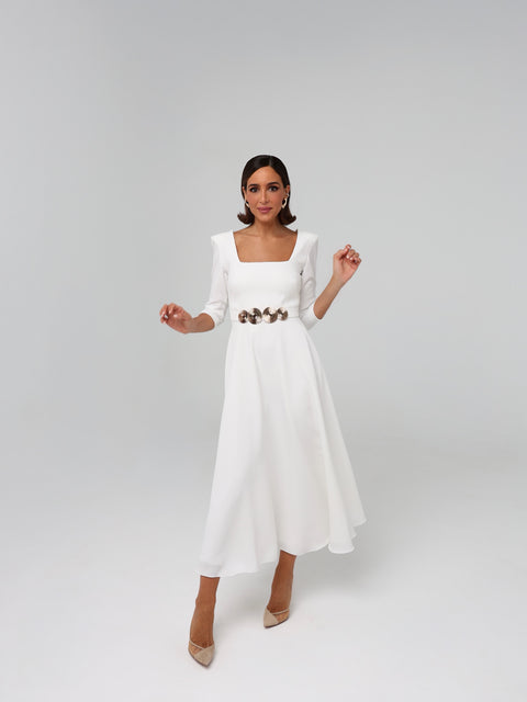 Niza White Dress
