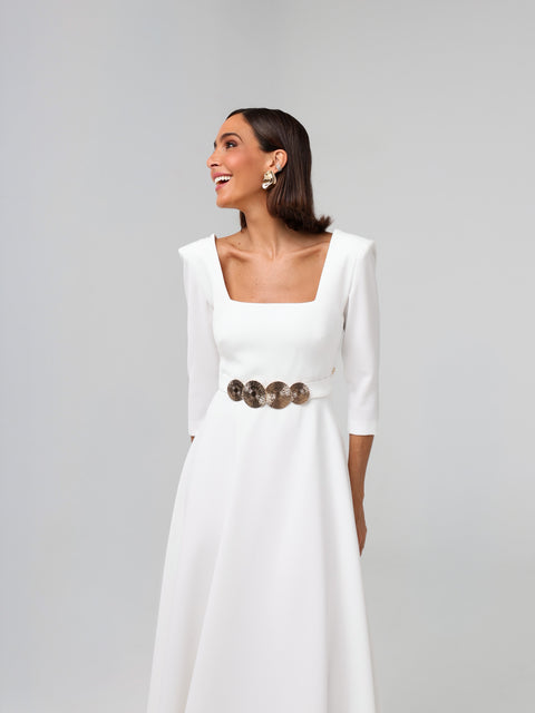 Niza White Dress