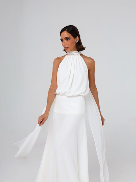 White Paris Dress
