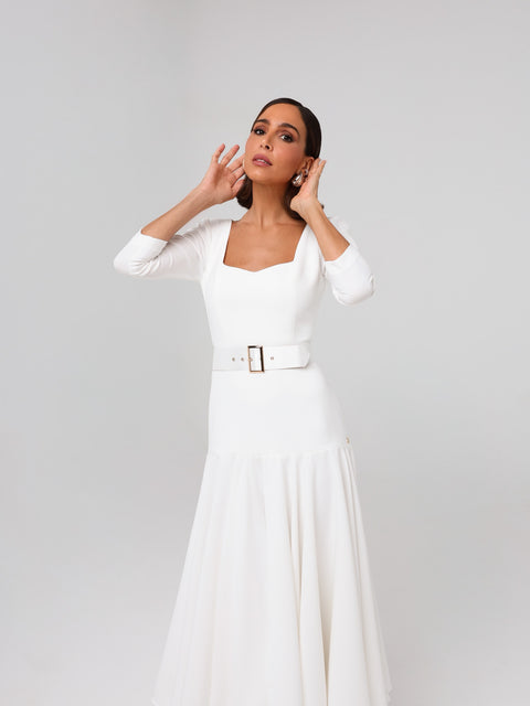 Petra White Dress