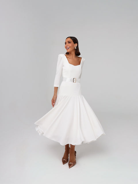 Petra White Dress