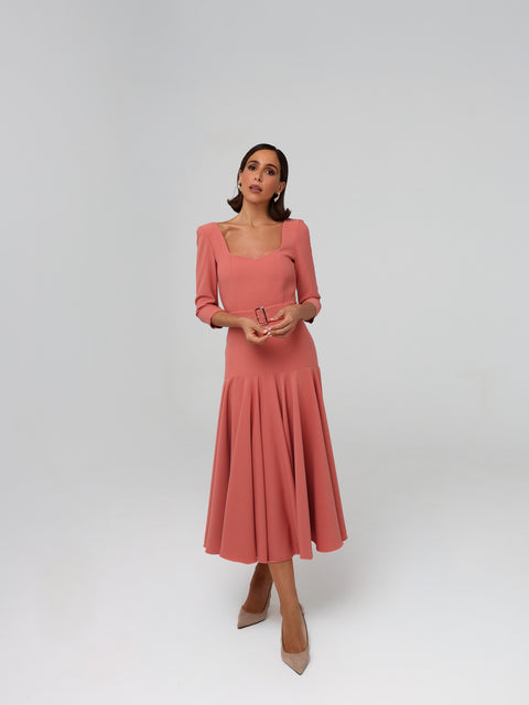 Petra Coral Dress