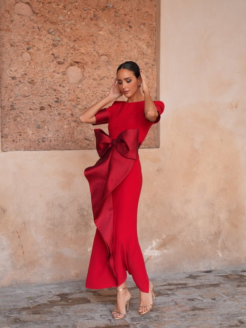Vestido Ángela Rojo