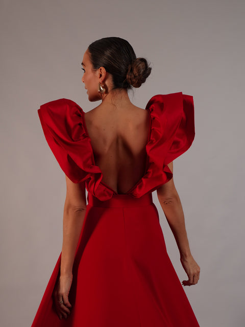 Vestido Valentina Rojo