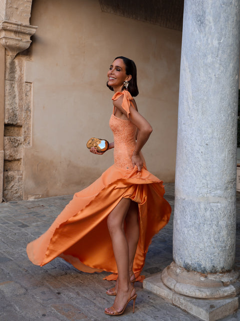 Vestido Aura Papaya