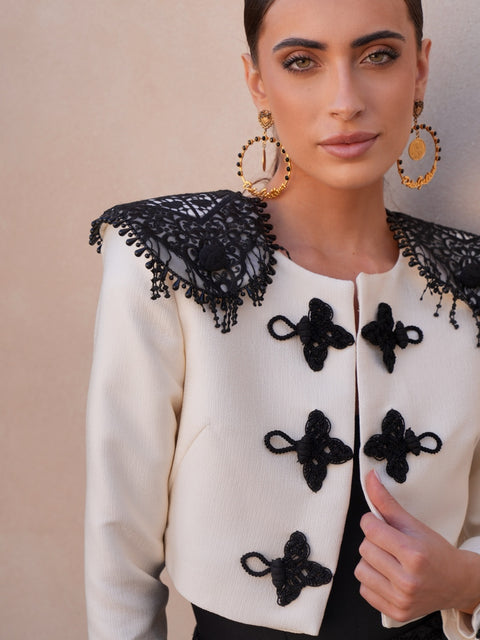 Chaqueta Goyesca Beige