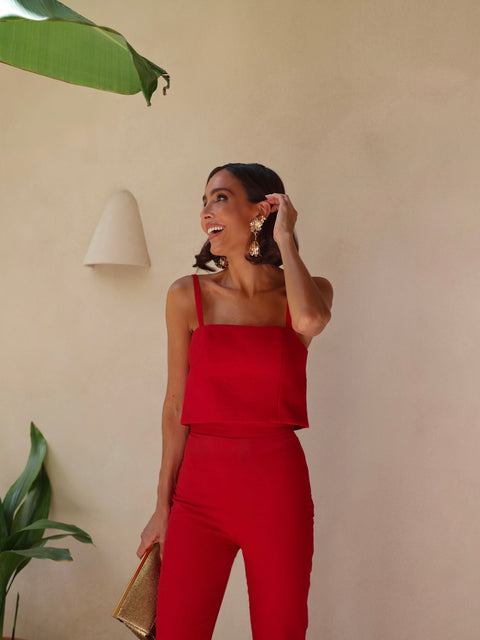 Traje Ofelia Rojo