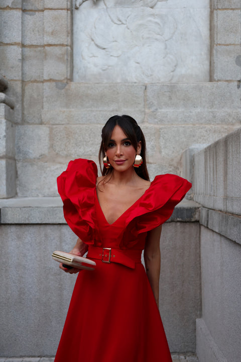 Vestido Valentina Rojo