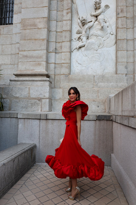 Vestido Valentina Rojo