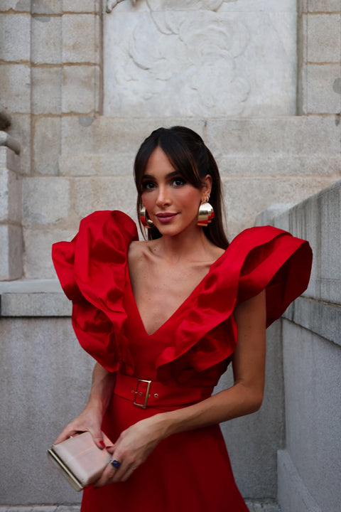 Vestido Valentina Rojo