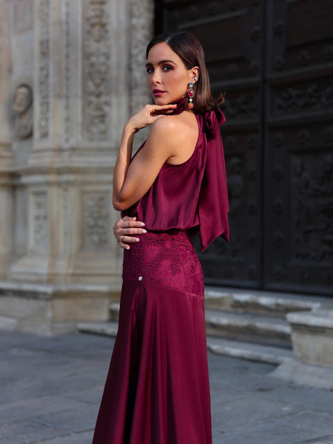 Vestido Largo Amarante
